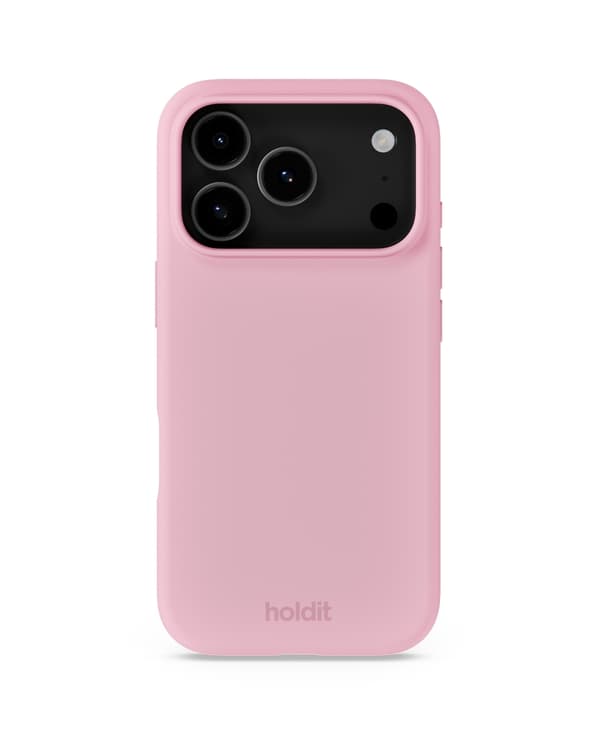 holdit iPhone 17 Pro Mobilskal Silikon Rosa