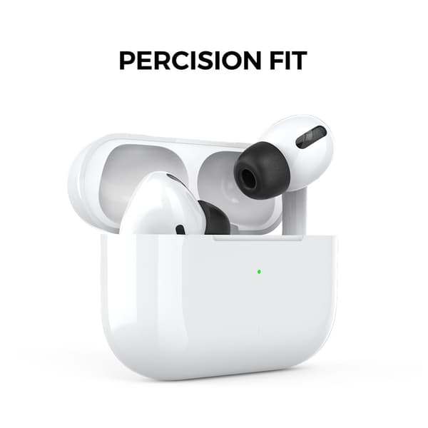 AHASTYLE 3-PACK AirPods Pro 2/1 Öronpluggar Silikon Svart