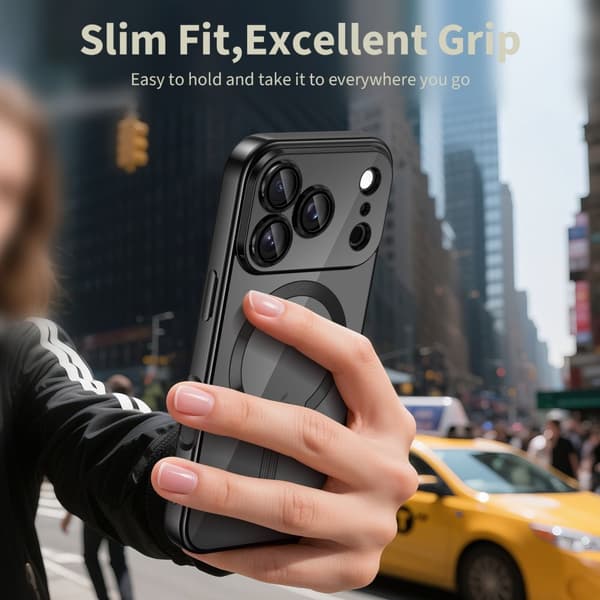 Tech-Protect iPhone 17 Pro Skal MagSafe MagFlex Shiny Black