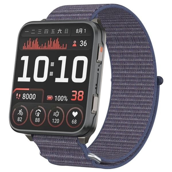 Garmin Venu X1 Armband Nylon Loop Blå