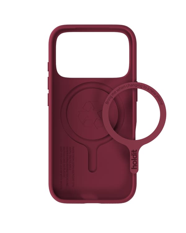holdit iPhone 17 Pro Max Mobilskal Soft MagSafe Rosa