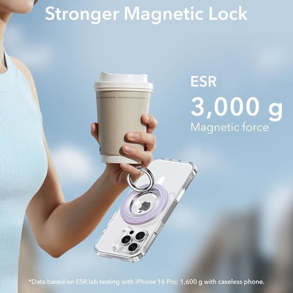 ESR Magnetisk MagSafe Ringhållare HaloLock Lavender