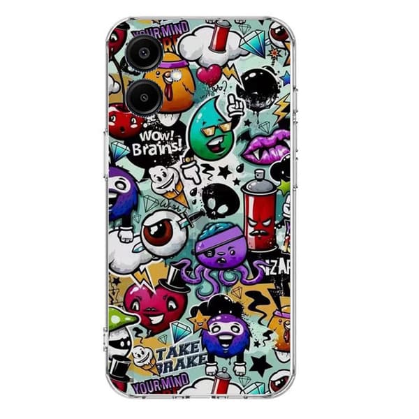 Samsung Galaxy A07 Skal Med Tryck Graffiti