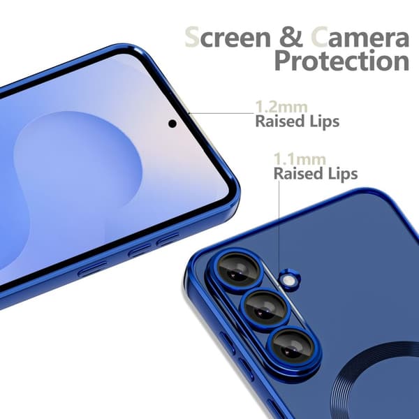 Tech-Protect Galaxy S25 FE Skal MagSafe MagFlex Navy Blue