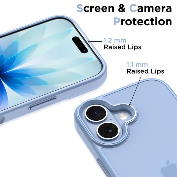 Tech-Protect iPhone 17 Skal MagMat Mist Blue