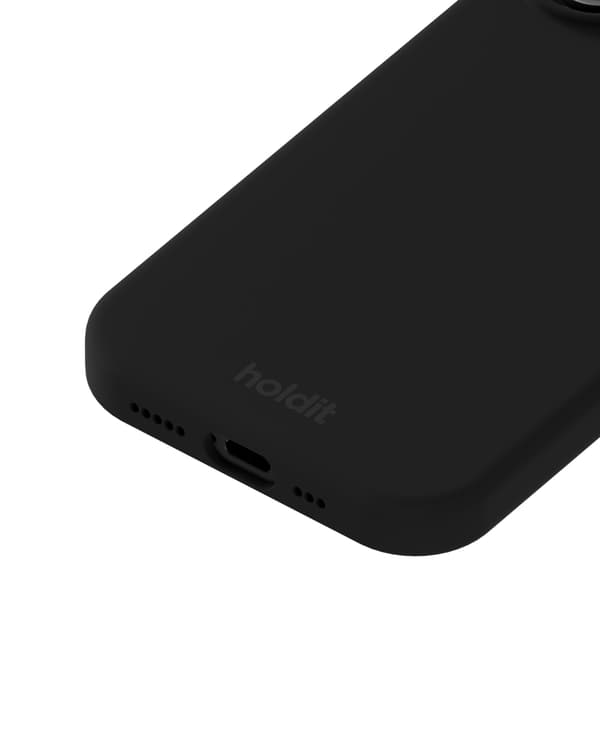holdit iPhone 17 Mobilskal Silikon Svart