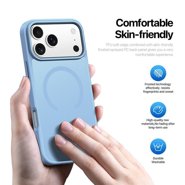 DUX DUCIS iPhone 17 Pro Skal MagSafe Yind Series Blå