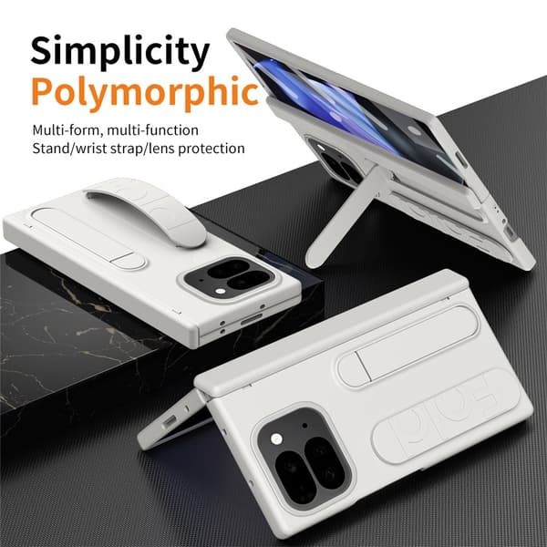 Google Pixel 10 Pro Fold Skal Kickstand Vit