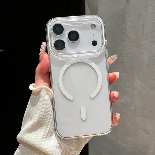 iPhone 17 Pro Skal MagSafe Transparent / Vit