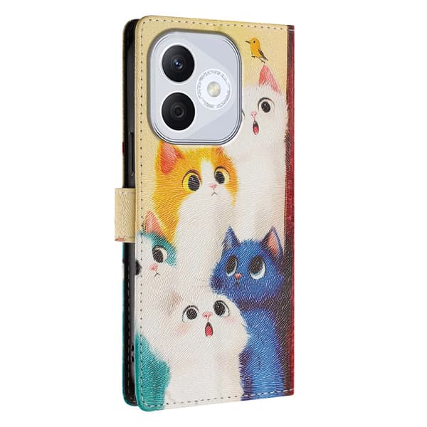 Honor 400 Lite Fodral Med Tryck Katter