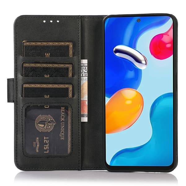 Sony Xperia 1 VII Plånboksfodral Läder Svart