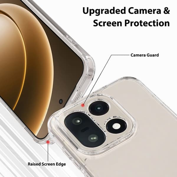 OnePlus 15 Skal Shockproof Hybrid Transparent