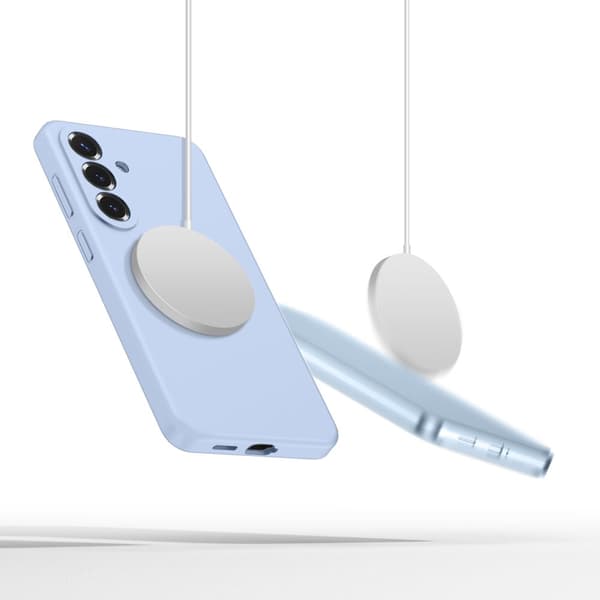 Tech-Protect Galaxy S26 Skal MagSafe Silicone Sky Blue