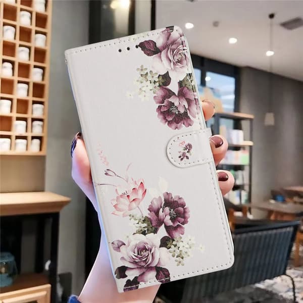 Honor Magic7 Lite Fodral Med Tryck Blommor