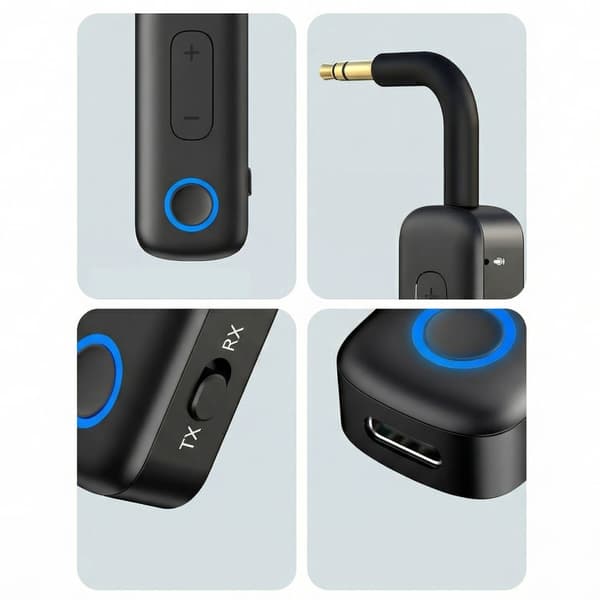 Tech-Protect Bluetooth AUX Ljudadapter UltraBoost Svart