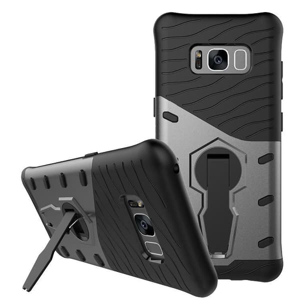 Samsung S8 Sniper Case Skal - Silver