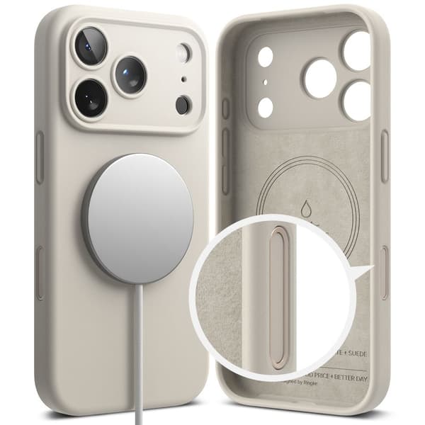 Ringke iPhone 17 Pro Skal MagSafe Silikon Stone