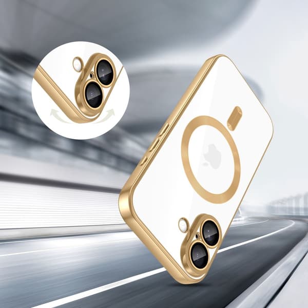 Tech-Protect iPhone 17 Skal MagSafe MagFlex Shiny Gold