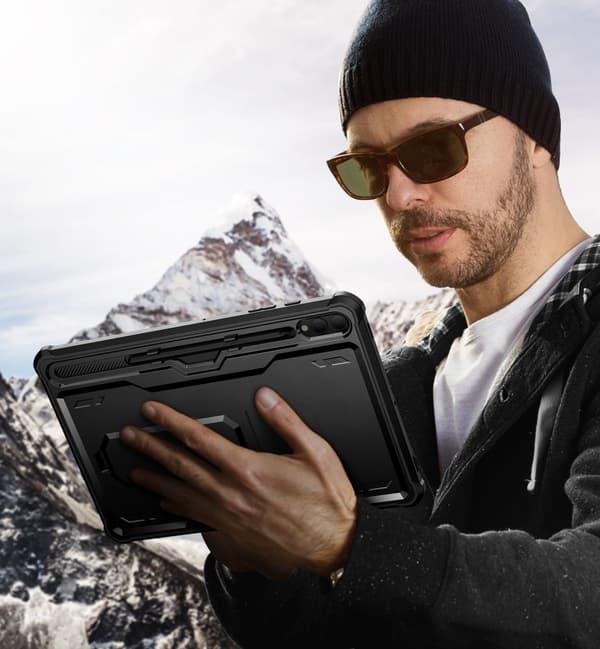 Tech-Protect Galaxy Tab S9 Plus Skal Kevlar Pro Svart