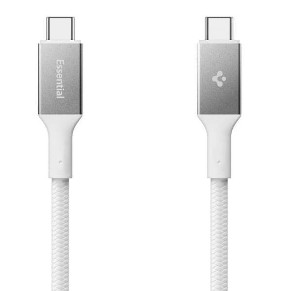 Spigen 1.5m 100W USB-C - USB-C Kabel Vit