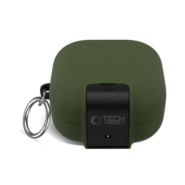Tech-Protect Galaxy Buds 4 / 4 Pro Skal Slim Hook Olive Green