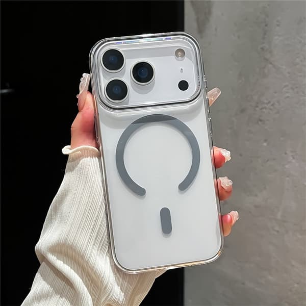 iPhone 17 Pro Max Skal MagSafe Transparent / Grå