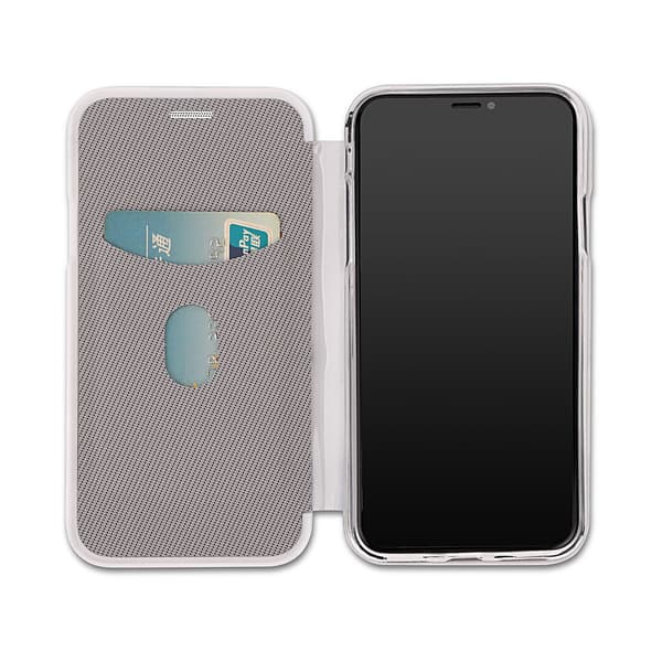 iPhone X/Xs Plånboksfodral - Marble White