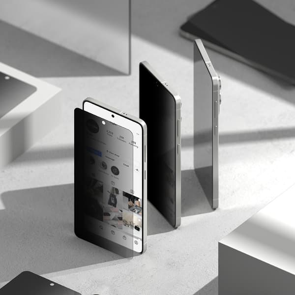 Ringke Galaxy S25 Edge 2-PACK Easy Slide Skärmskydd Privacy