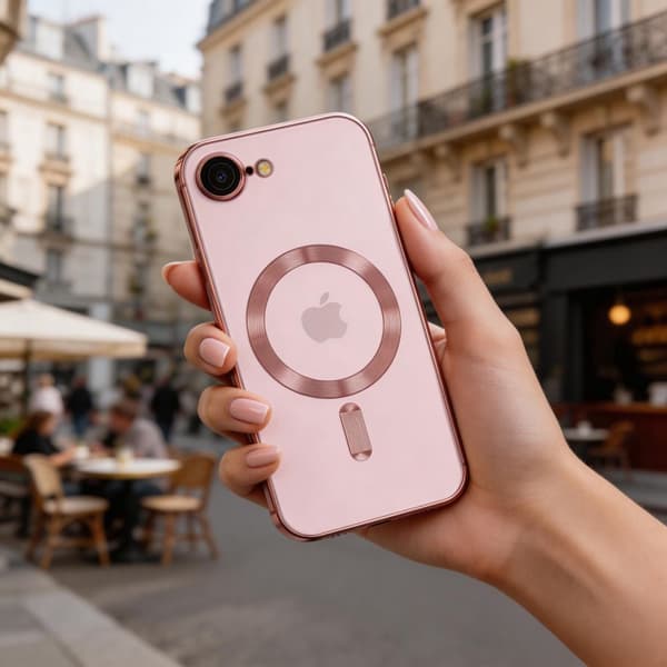Tech-Protect iPhone 17e / 16e Skal MagSafe MagFlex Roséguld
