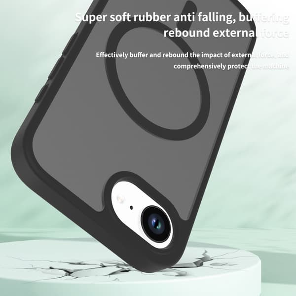iPhone 17e / 16e Skal MagSafe Skin Touch Blå