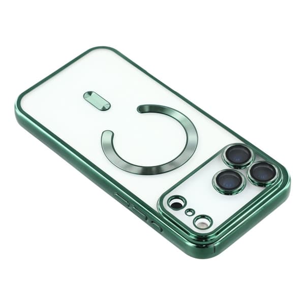 iPhone 17 Pro Max Skal MagSafe Electroplated TPU Grön