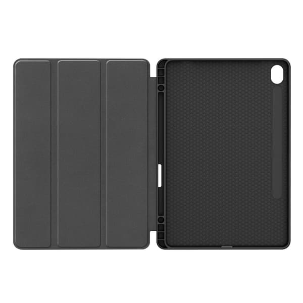 Samsung Galaxy Tab S11 Fodral Tri-Fold Läder Grå