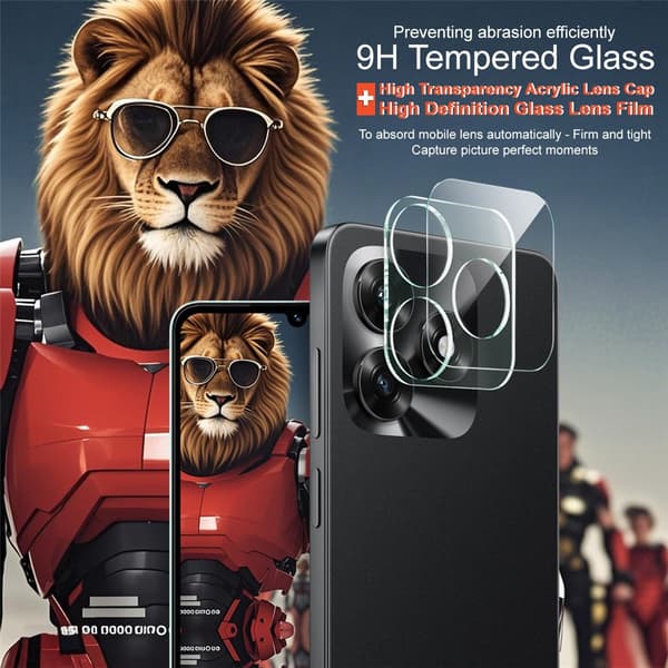 IMAK Honor X5c Plus Linsskydd Härdat Glas Transparent