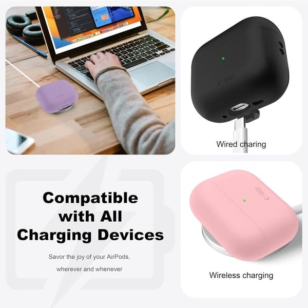 Tech-Protect AirPods Pro 3 Skal Silicone Caffe Latte