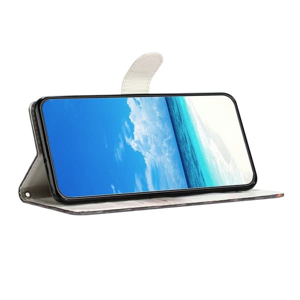 Samsung Galaxy A07 Fodral Med Tryck Rosa Marmor