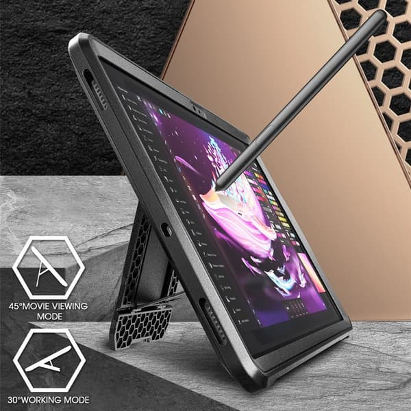 Supcase Galaxy Tab 10 FE Plus Skal Unicorn Beetle Pro Svart