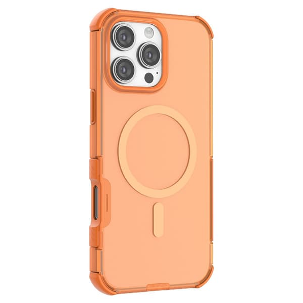 iPhone 16 Pro Max Skal MagSafe Shockproof Hybrid Orange