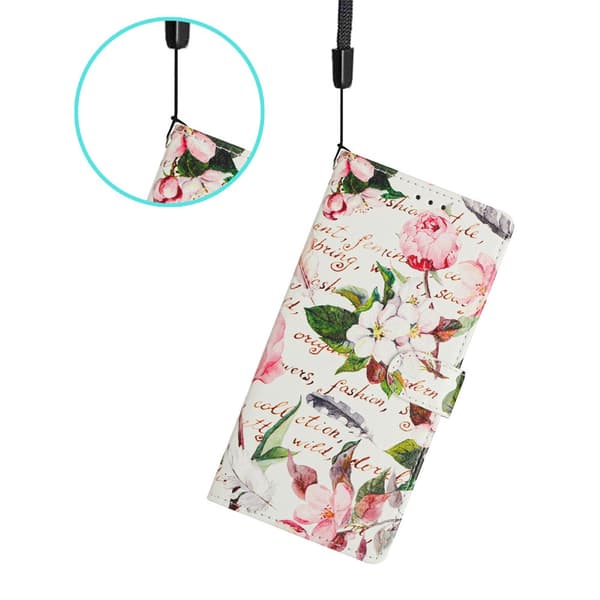Honor Magic7 Lite Fodral Med Tryck Blommor