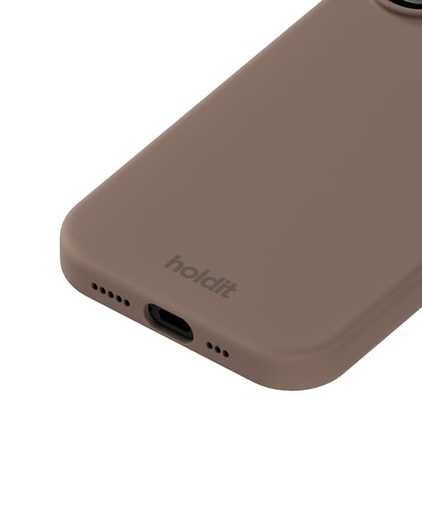 holdit iPhone 17 Mobilskal Silikon Mocha Brown
