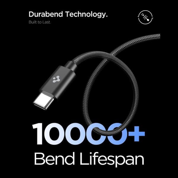 Spigen 45W Väggladdare Inkl. USB-C Kabel Essential Svart