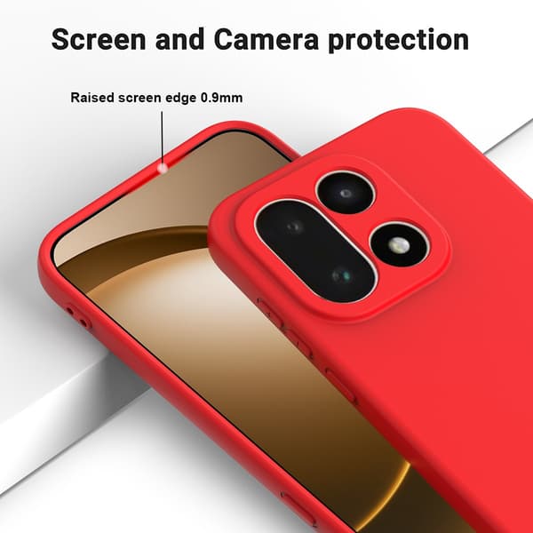 OnePlus 15 Skal Liquid Silikon Röd