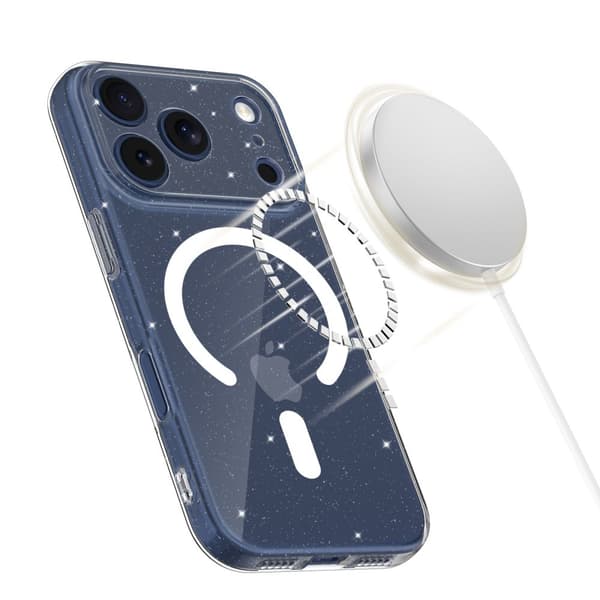 Tech-Protect iPhone 17 Pro Skal MagSafe FlexAir Glitter