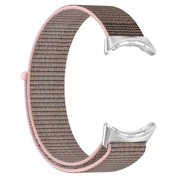 Google Pixel Watch / Watch 2 Nylon Loop Armband Blå/Lila