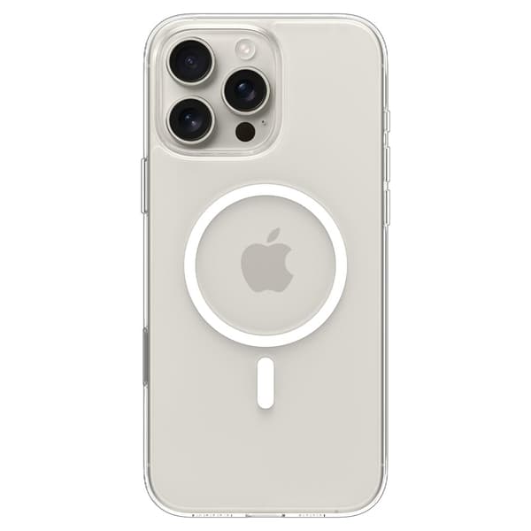 Spigen iPhone 16 Pro Skal MagSafe Thin Fit "T" Clear / White