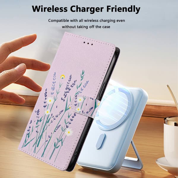 Honor 400 Lite Fodral Med Tryck Lavendel