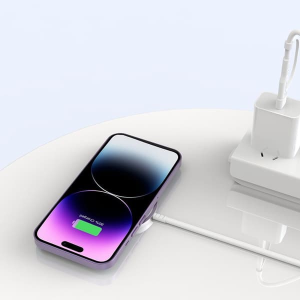 Tech-Protect 15W MagSafe Trådlös Qi Laddare Vit
