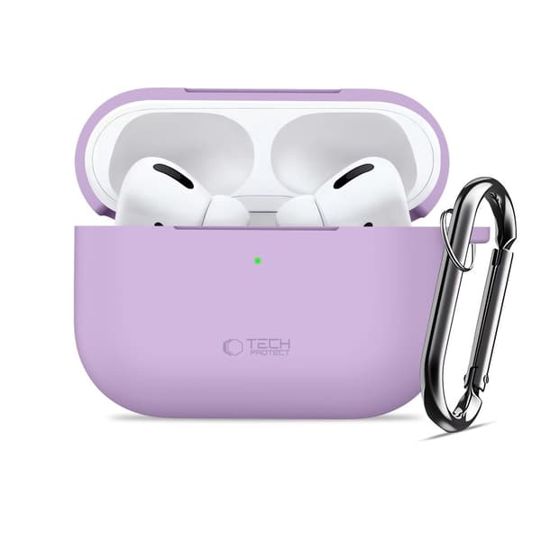 Tech-Protect AirPods Pro 3 Skal Silikon Hook Lavender