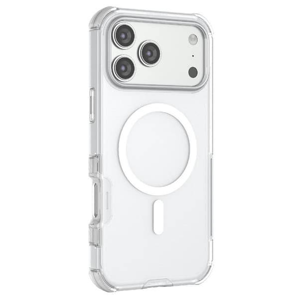 iPhone 17 Pro Max Skal MagSafe Shockproof Hybrid Vit