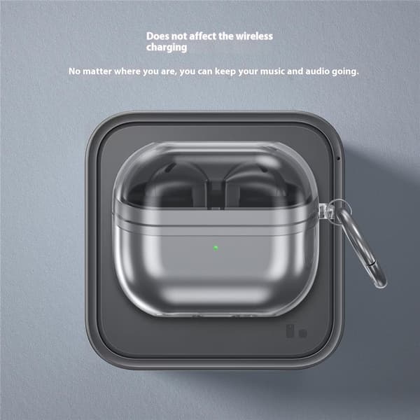 Samsung Galaxy Buds 3/3 Pro Skal Karbinhake TPU Blå