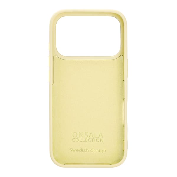 Onsala iPhone 17 Pro Mobilskal Med Silikonkänsla Lemon